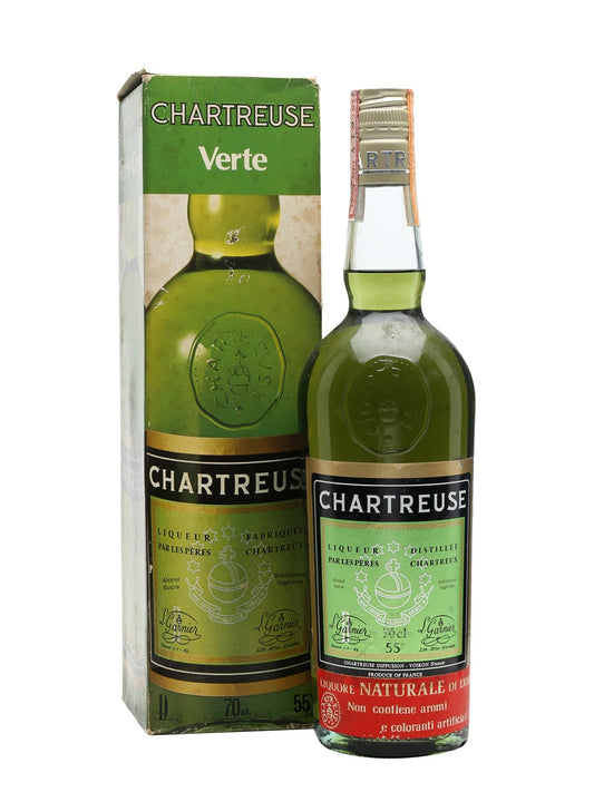 Chartreuse Green Liqueur Voiron Bot.1975-1982