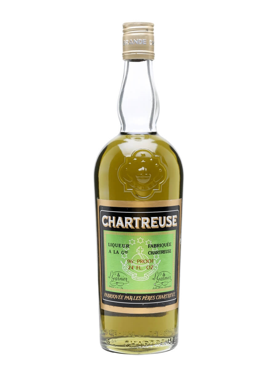 Chartreuse Green Liqueur Voiron Bot.1964-1966 'Le Cabochon'