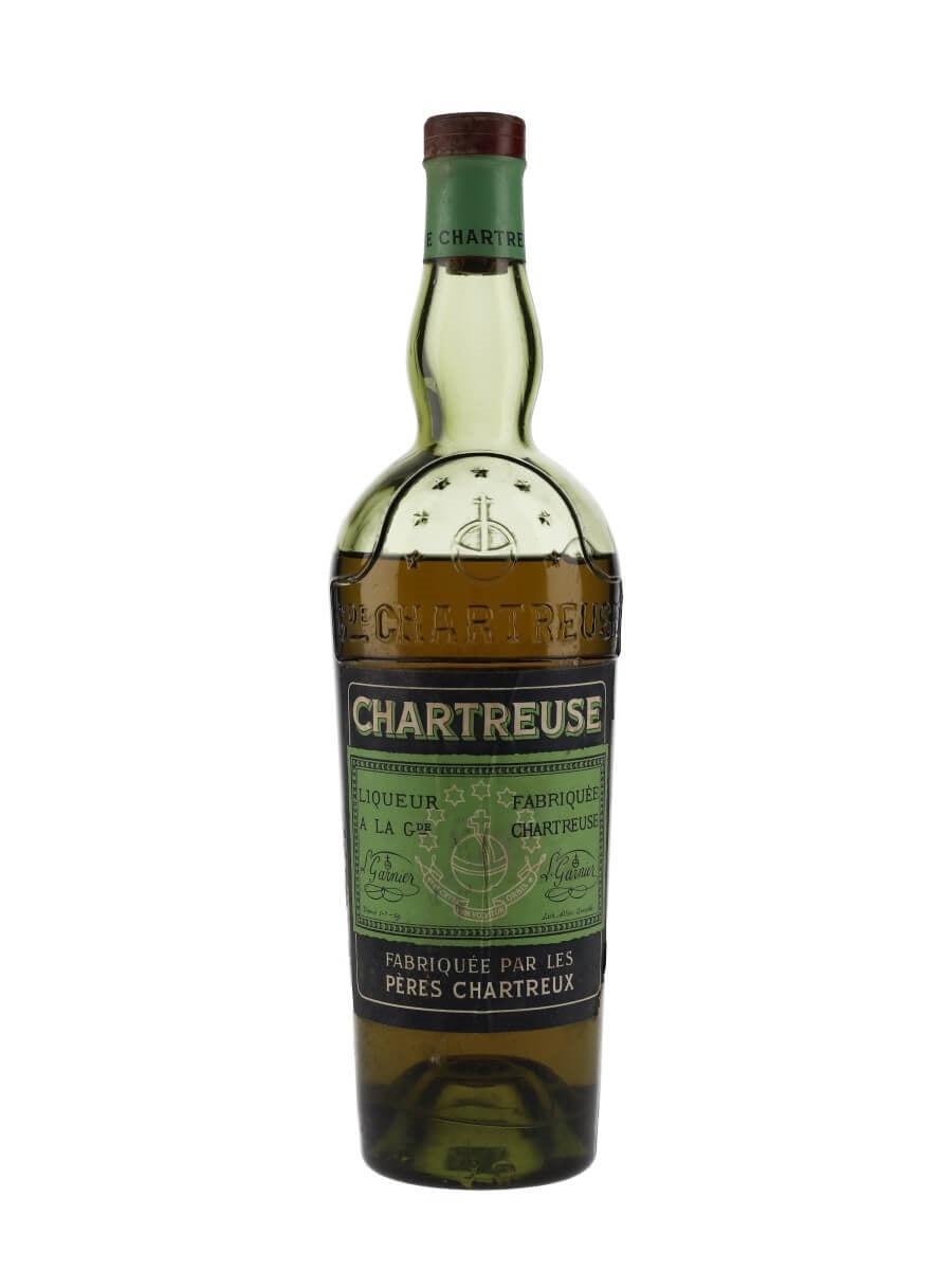 Chartreuse Green Liqueur Voiron Bot.1956-1964