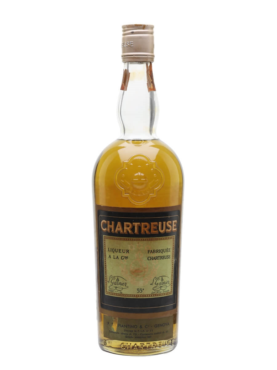 Chartreuse Green Liqueur Voiron Bot.1964-1966 'Le Cabochon'