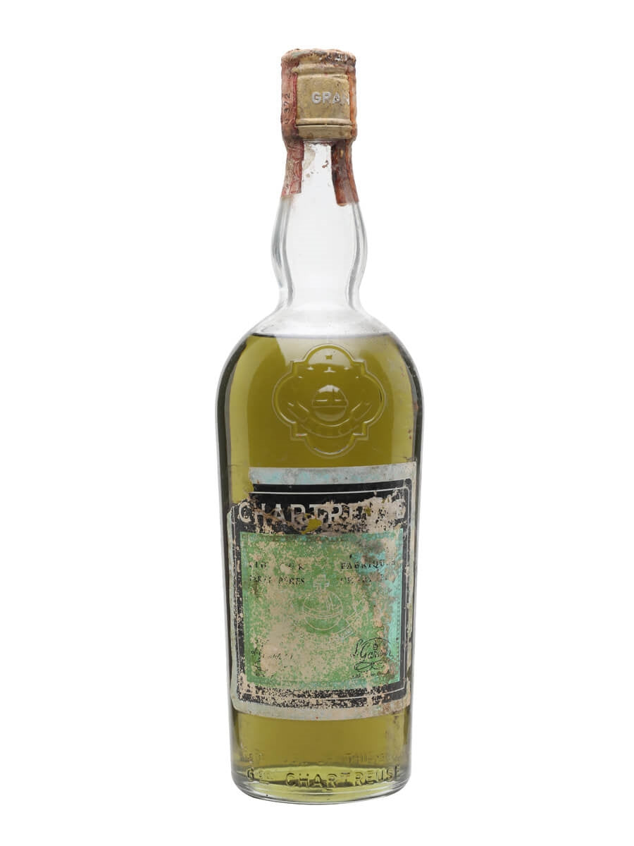 Chartreuse Green Liqueur Voiron Bot.1964-1966 'Le Cabochon'